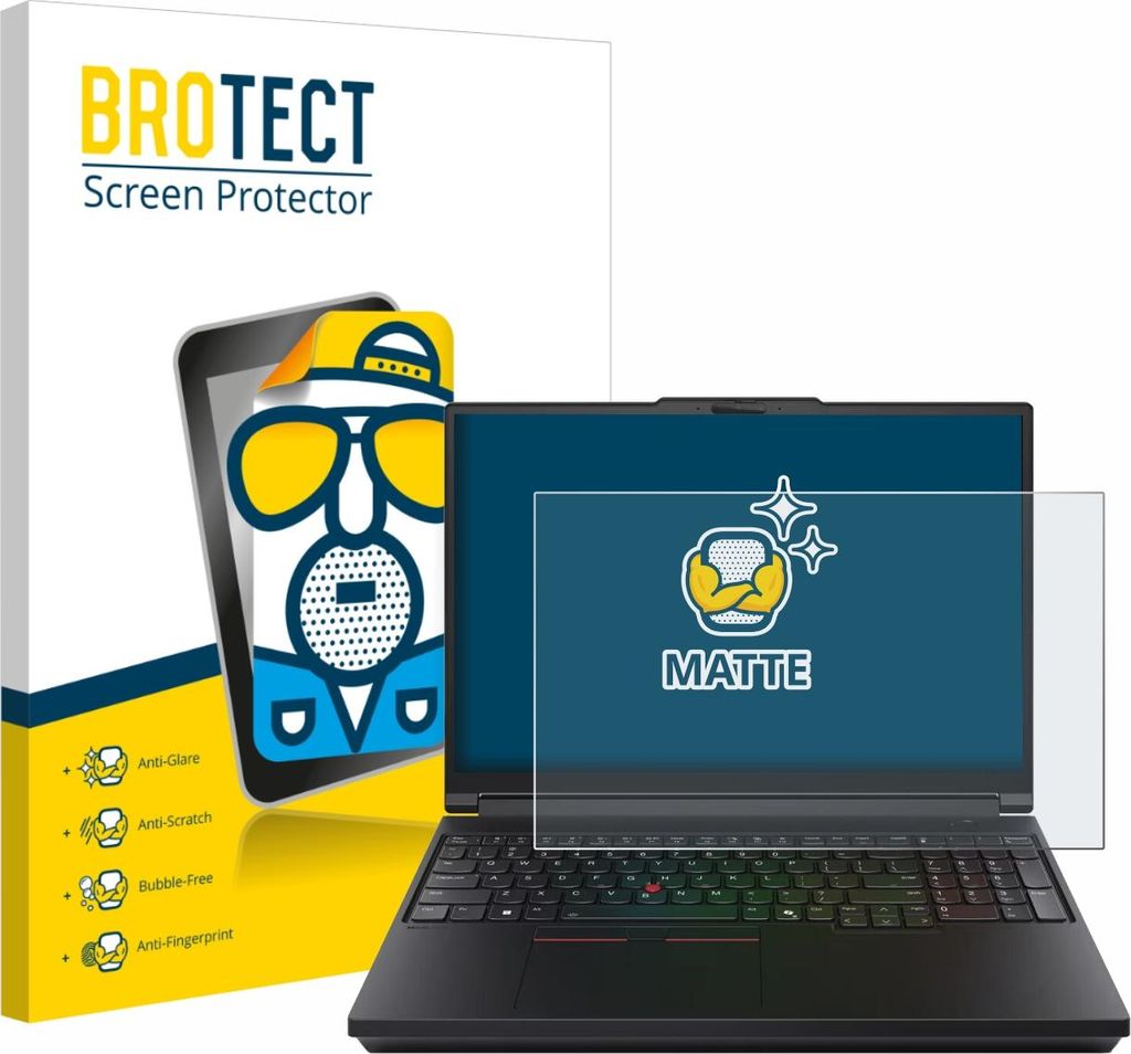 BROTECT Schutzfolie für Lenovo ThinkPad P16 Gen 3 Displayschutz Displayschutzfolie Folie Matt Entspiegelungsfolie