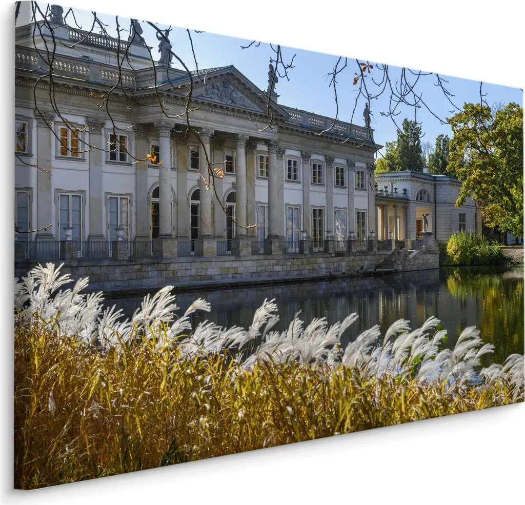Offerta Tela 90x60 Varsavia Stagno Verde - Stampa Art XXL in Sconto
