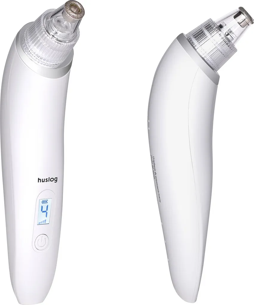 Aspirateur de pores rechargeable avec embout peeling pour exfoliation visage