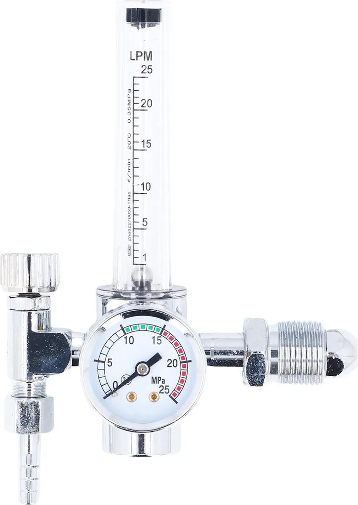 Régulateur Argon 0-25 MPa avec Manomètre Intégré et Filetage G5/8 Robuste