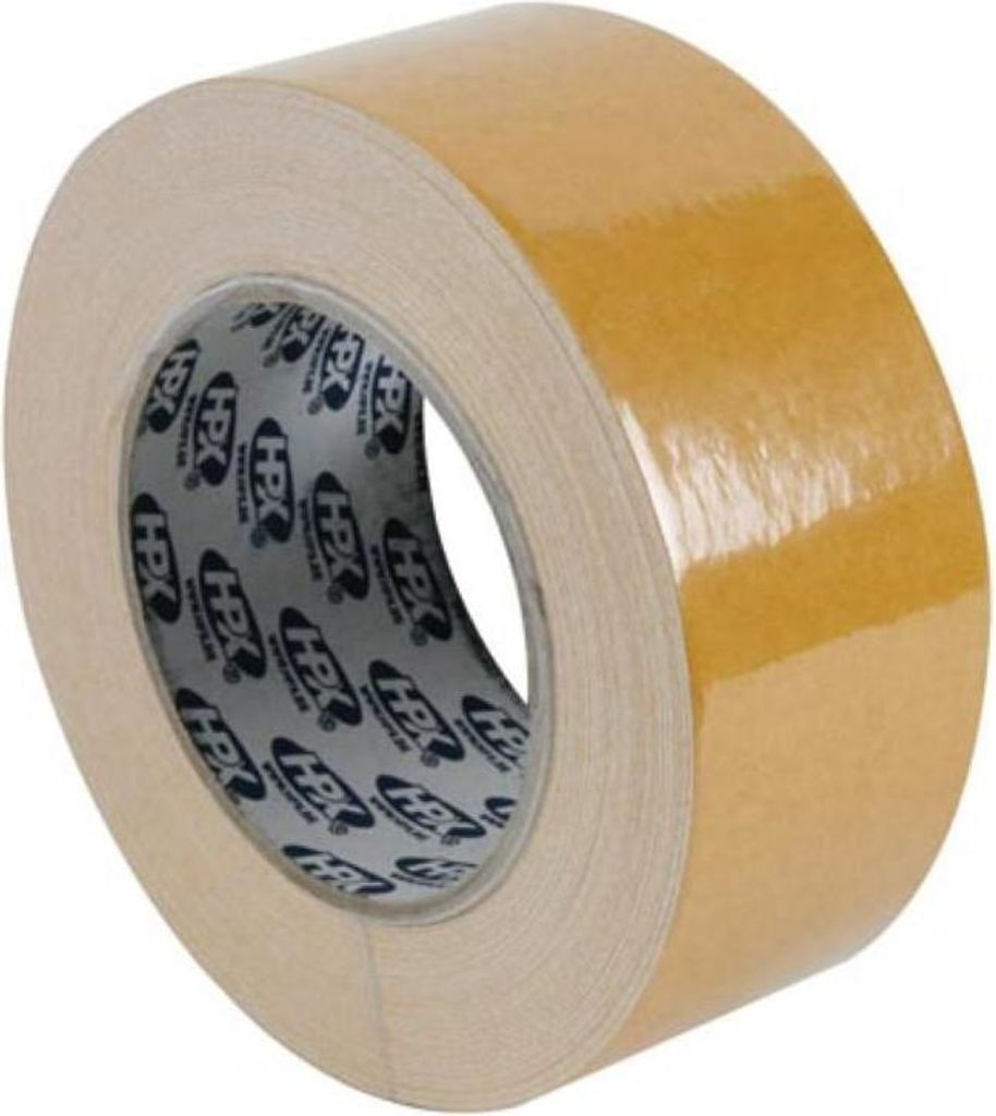HPX Doppelseitiges Teppichklebeband - Weiß 50 mm x 25 m