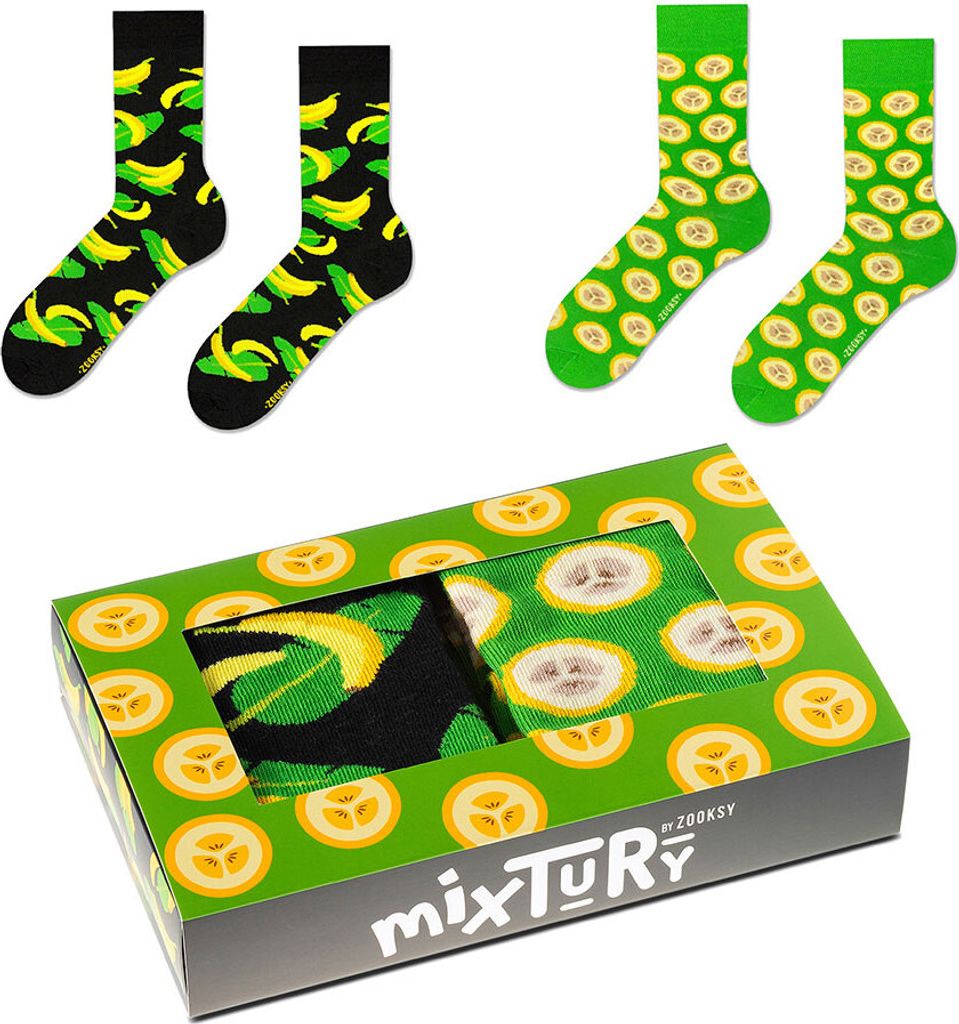 ZOOKSY - Lustige Bunte Socken für Damen und Herren (2 Paar) Produktbild 