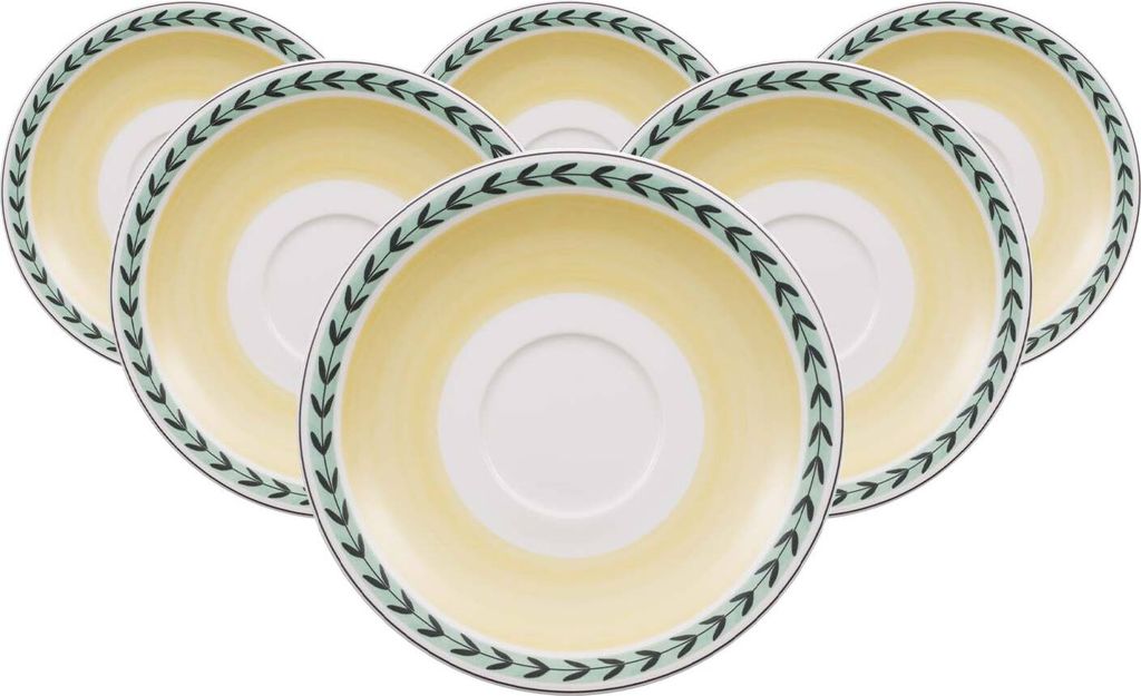 Villeroy & Boch French Garden Café au lait Untertasse ø 19,5 cm 6er Set