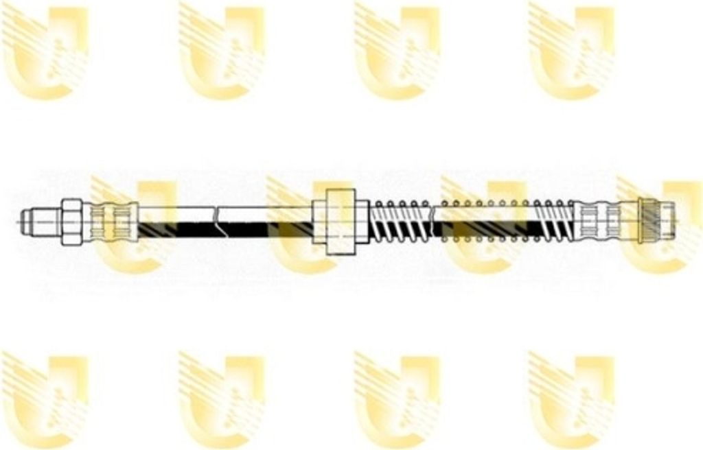 1 Bremsschlauch UNIGOM 377428 für RENAULT, Vorderachse beidseitig