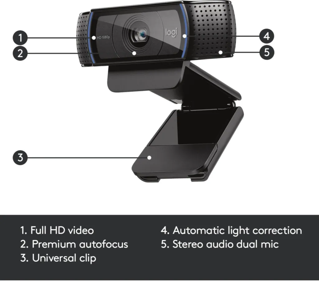 Logitech C920 HD Pro Webcam : Fini les Images Floues en Visioconférence - 21