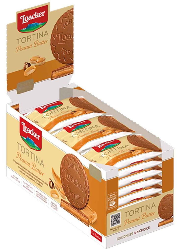 Loacker Tortina Peanut Butter 24x21g Produktbild 