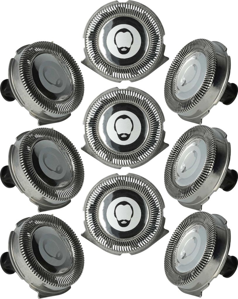 vhbw 9x Ersatz-Scherköpfe kompatibel mit Philips RQ1131, CCRQ1185 Elektrorasierer, ###ERRORS###Invalid REF tag: aspect 'Farbe-Titel'###ENDERRORS###