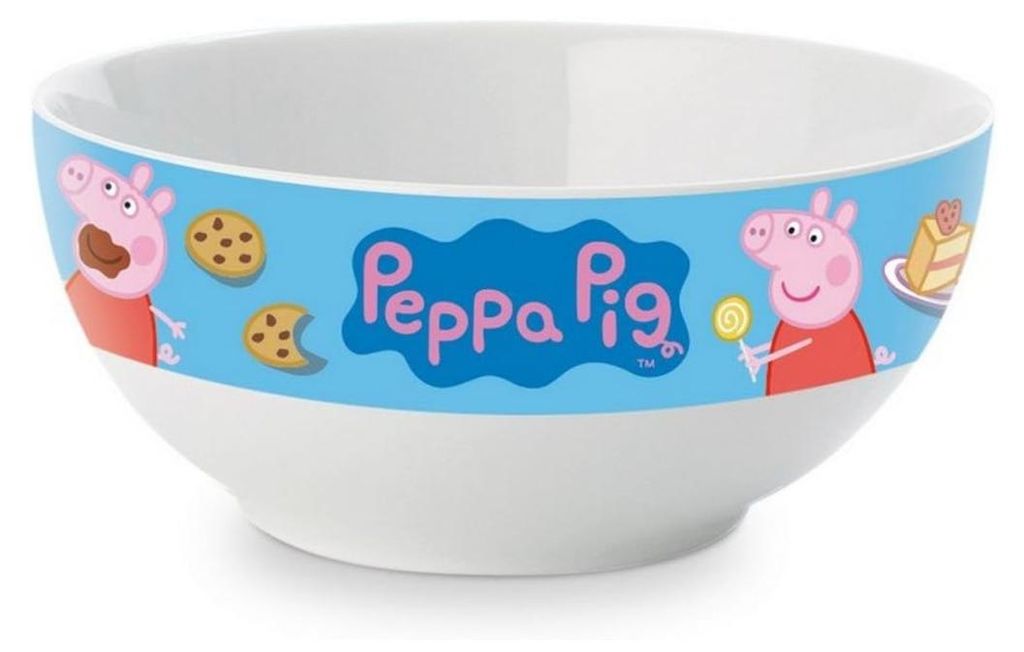 Peppa Wutz Müslischale Schale Frühstück Pig Geschirr Kekse Produktbild 