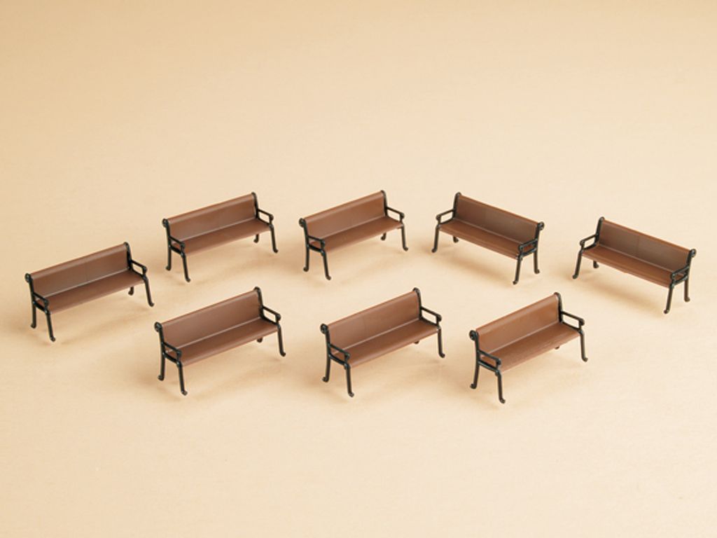Auhagen 41199, HO (1:87), Schwarz, Braun, 8 Stück(e)
