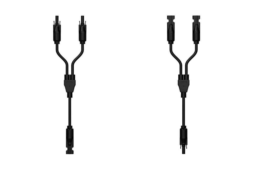 Y-Solarkabel Splitter – 1 Sätze (2 Stück) – MC4 Y-Adapter Kabel für Solarpanel, PV-Verteiler, von Powerness (0% MwSt)