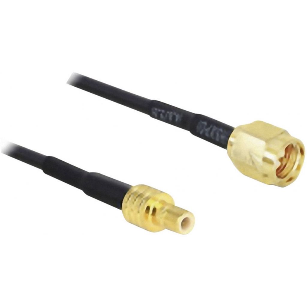 DeLOCK 88647, Schwarz, SMA, SMB