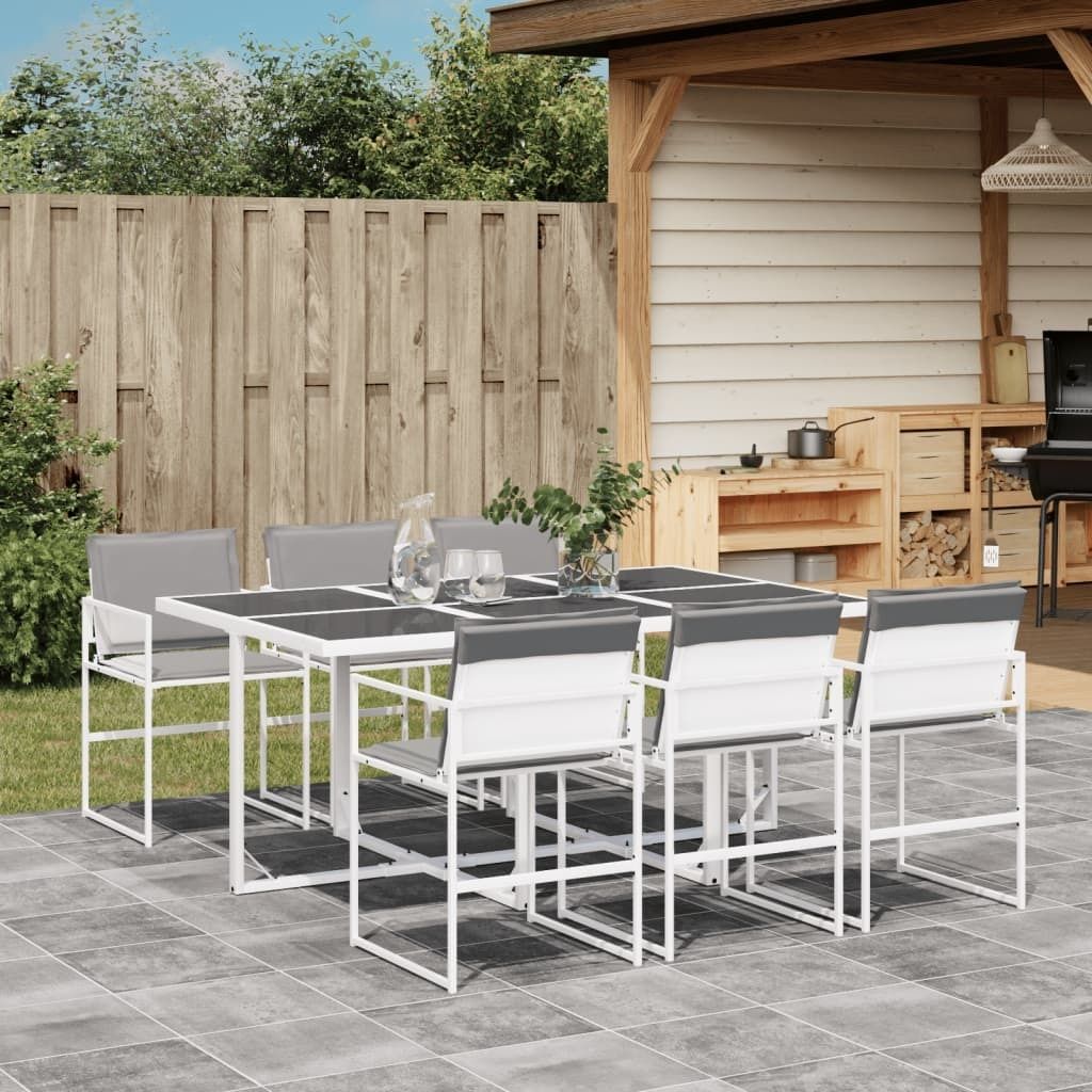 (NEU 2026) 7-tlg. Garten-Essgruppe - Terrassenmöbel - mit Produktbild 