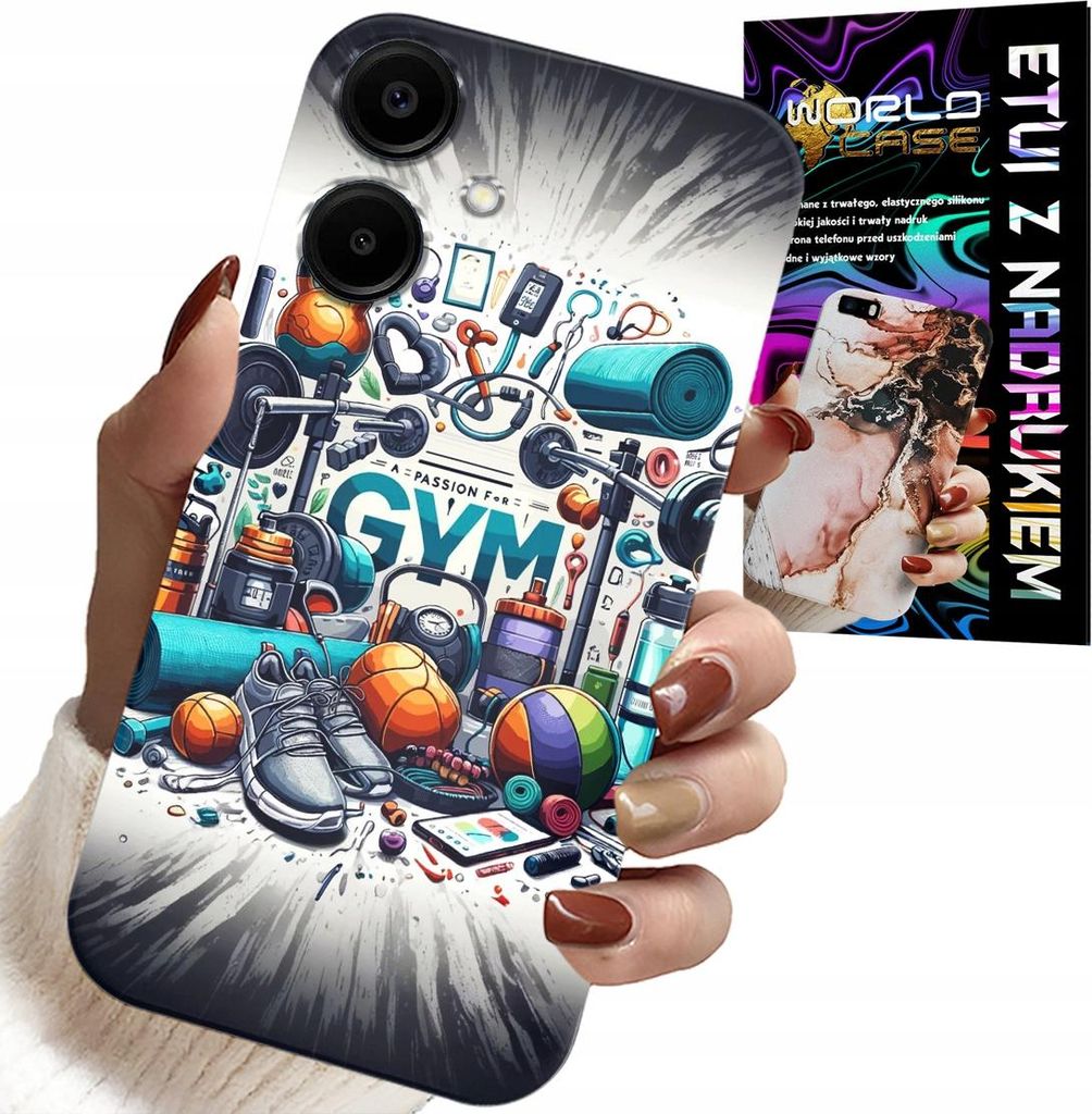 Etui Für Samsung Galaxy A06 5G - Gym Fitness Sport Etui + Glas