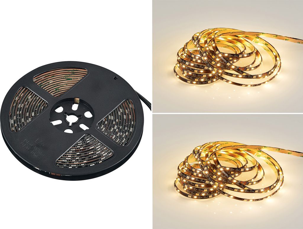 RGBWW LED Lichtbänder Außenbereich & Stripes Gaming TV Hintergrundbeleuchtung 5m