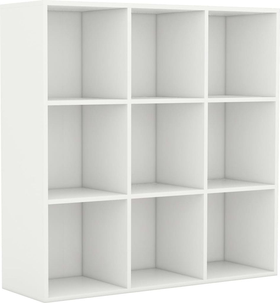 Bücherregal Weiß 98x29x97,5 cm Holzwerkstoff