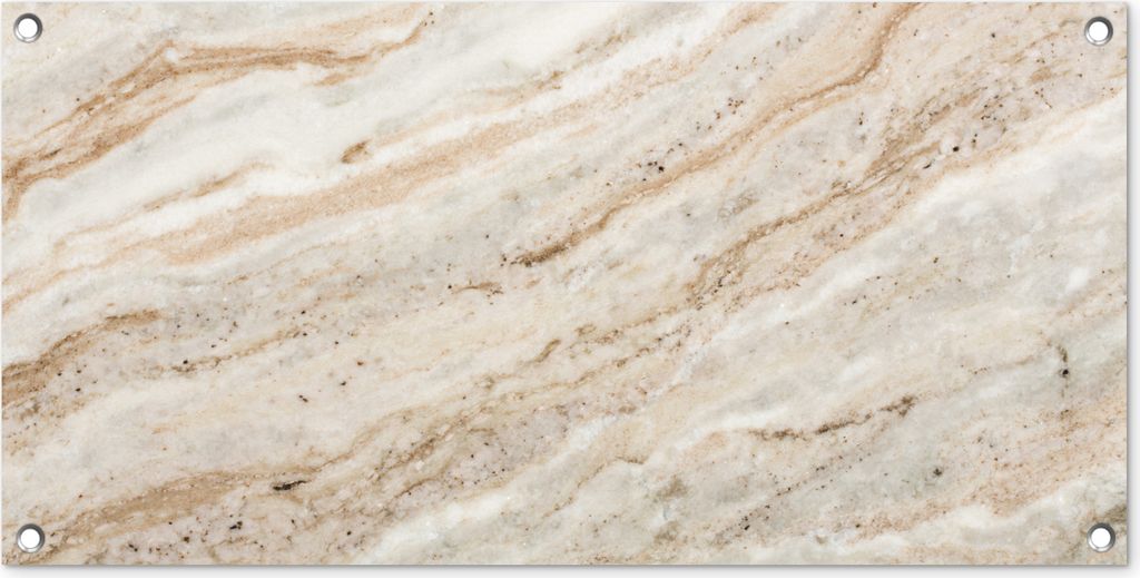 MuchoWow 80x40 cm Outdoor-Poster Gartendeko Sichtschutz Garten Poster für den Garten Marmor - Steine - Quarz - Textur