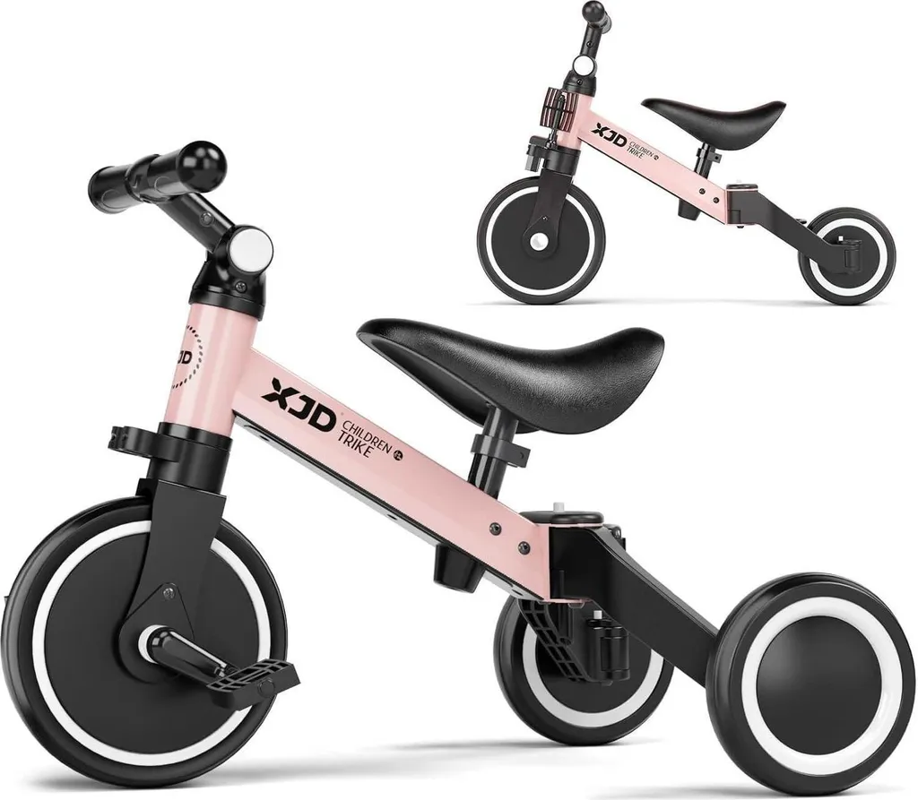 Tricycle pour enfants XJD avec siège réglable et pédales amovibles