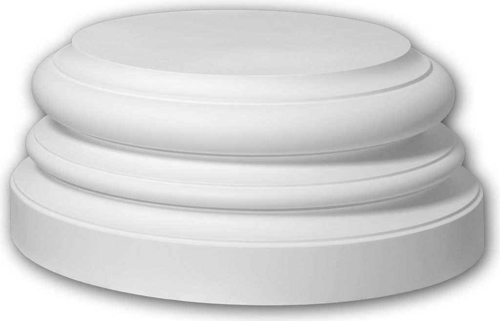 Profhome 413201 Vollsäulen Sockel Fassadenstuck Säule Fassadenelement