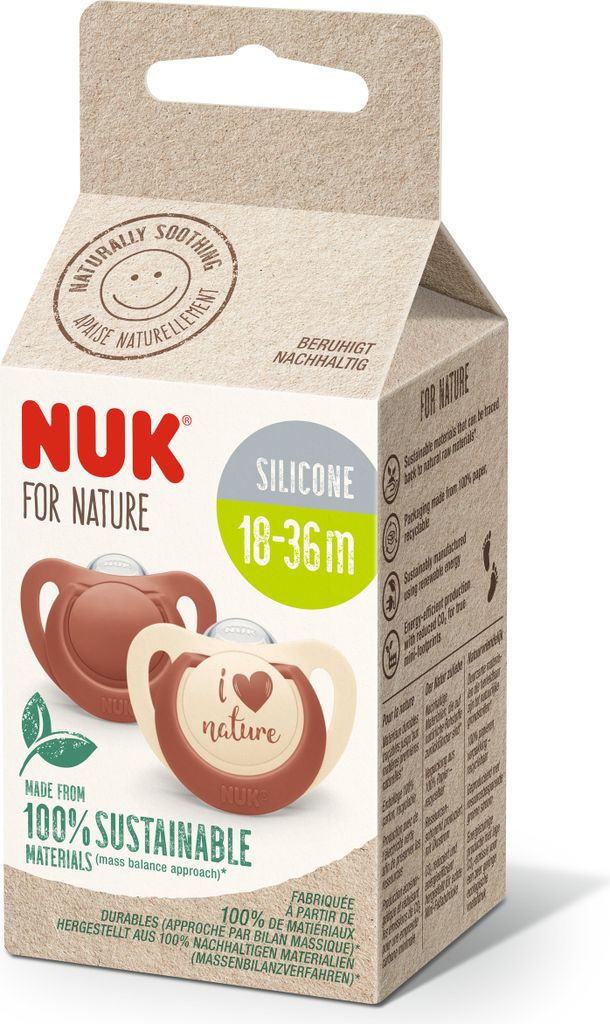 NUK for Nature Schnuller 10177185 | nachhaltiges Silikon Produktbild 
