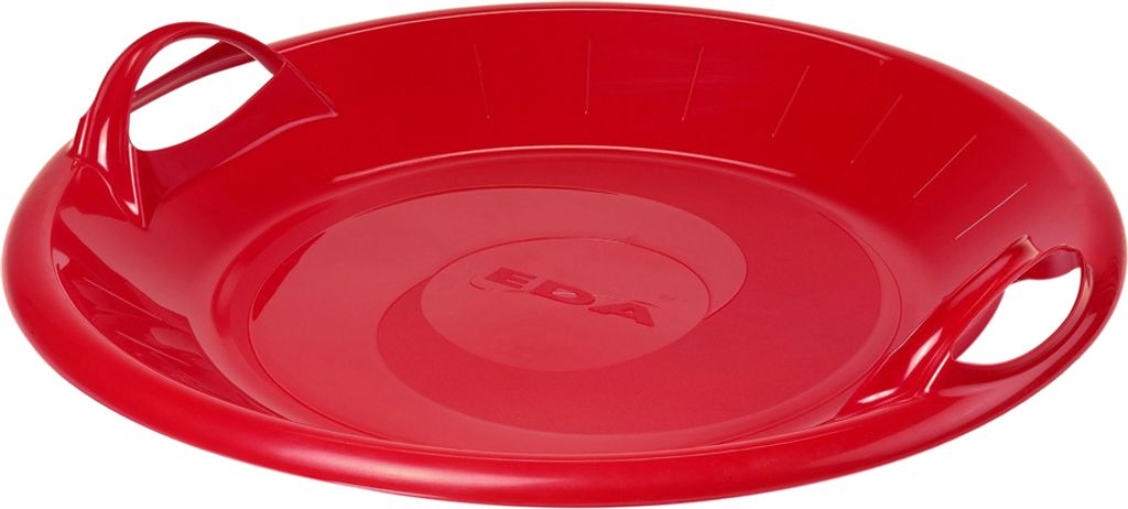 EDA Tellerschlitten Kunststoff Durchmesser: 640 mm rot