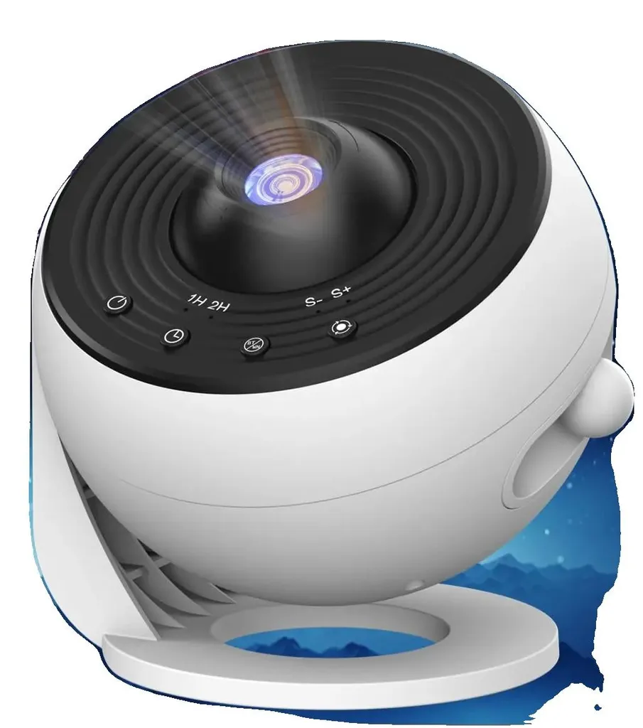 Projecteur de Ciel Étoilé Connecté Bluetooth pour Chambre et Salon Noir