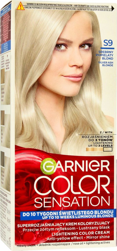 GARNIER Color Sensation Super Aufhellende Farbcreme S9 Silber-Aschblond