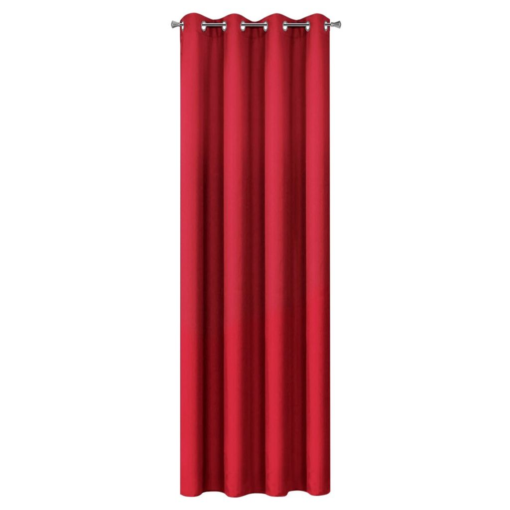 Eurofirany RITA Vorhang 140x250 Ösen Rot