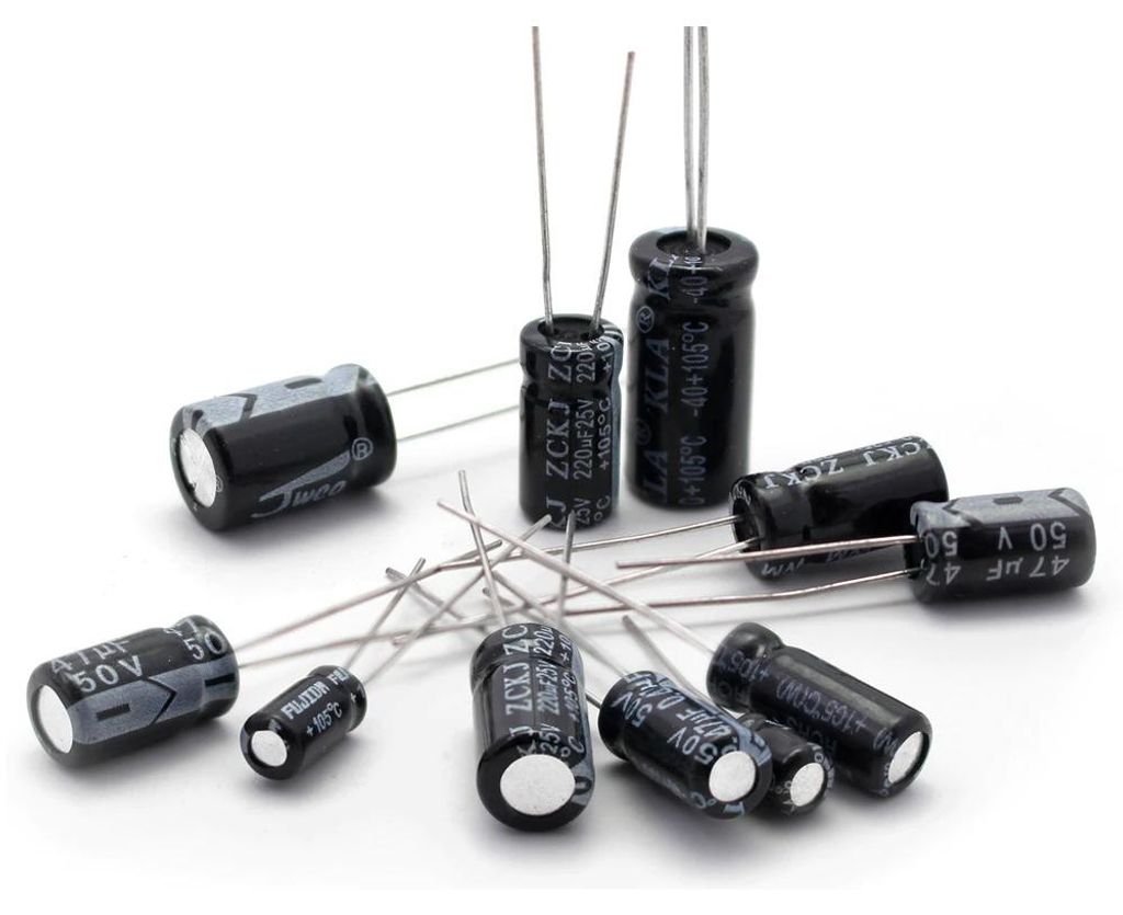 120 Stück 12 Werte 1uF - 470uF Elko Kondensatoren Set Produktbild 