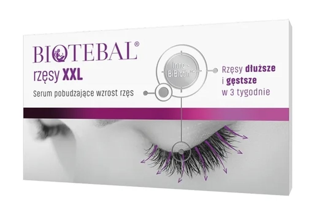 Aktivačné sérum na rast mihalníc XXL - Biotebal, Stimulačné Obrázok produktu 