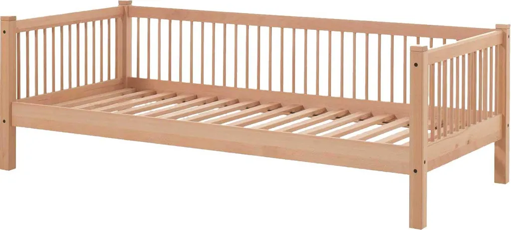 Lit cabine Forrest en hêtre massif 90x200 cm, design scandinave bois