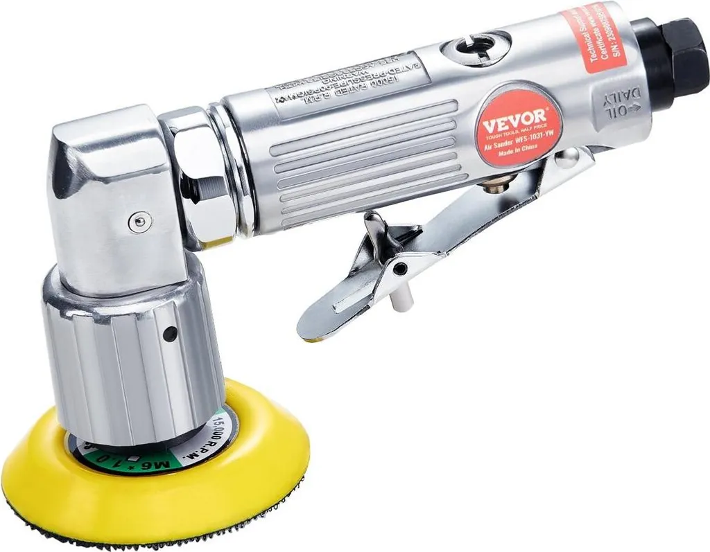 Mini Lucidatrice Orbitale Pneumatica Kit 58 Pezzi: Il Segreto della Perfezione - 1