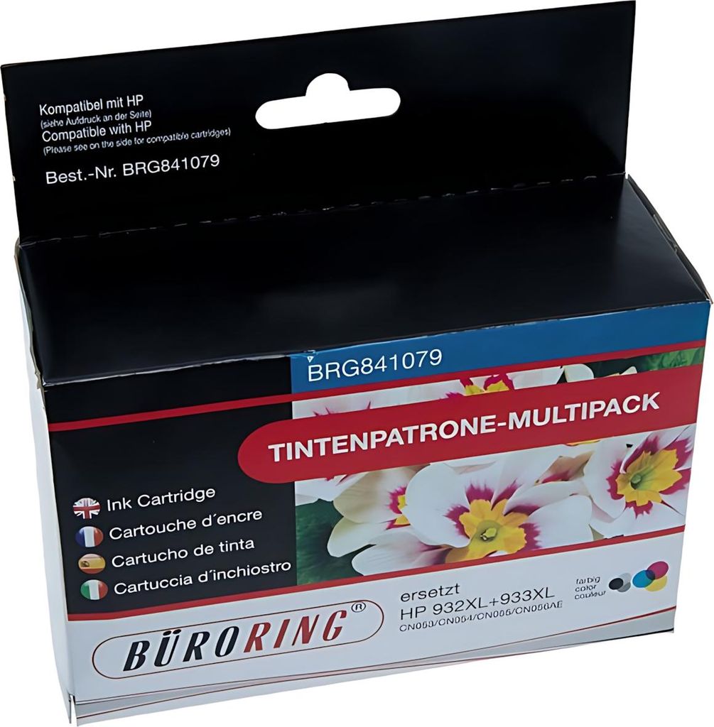 Multipack 4 Farben für HP Officejet 6100 eDrucker,
