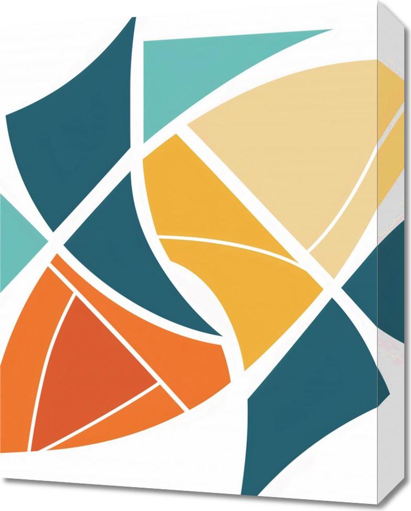 Bild 40x50cm Geometrie des Windes