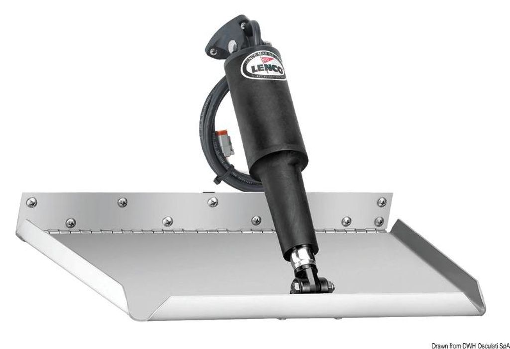 Lenco Edge Trimtab-Kit 305 x 305 mm - Osculati 51.251.02