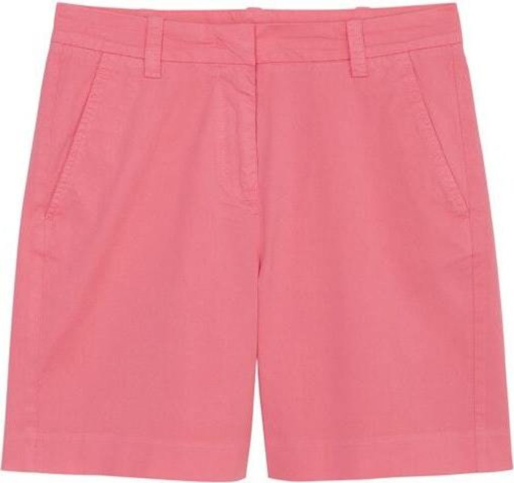 Shorts, chino details, french pocke 343 melon red Größe 44