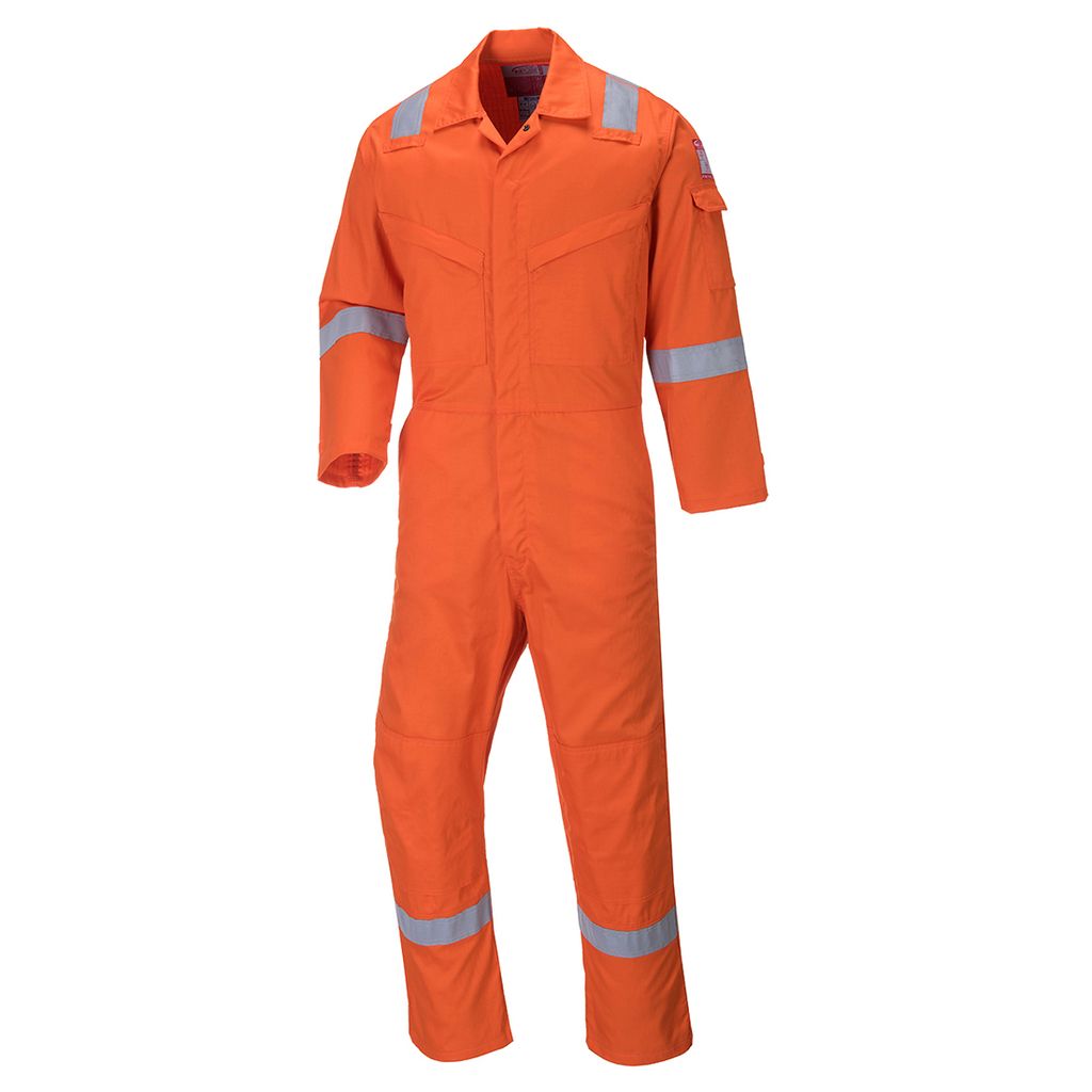 Portwest FF50 Aberdeen, flammhemmender Overall Orange Gr. 44