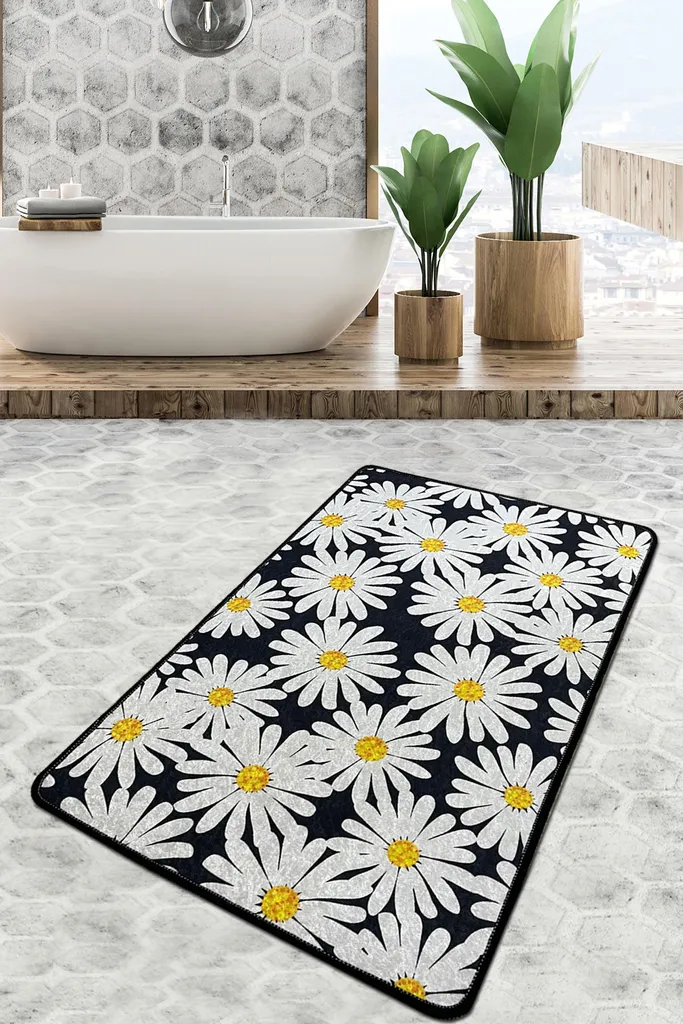 Tapis de bain anti-humidité 700 g/m² CHL4925 multicolore en polyester durable