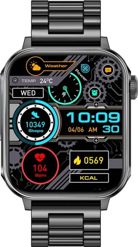 COLMI Colmi P80 smartwatch (steel black) - 4