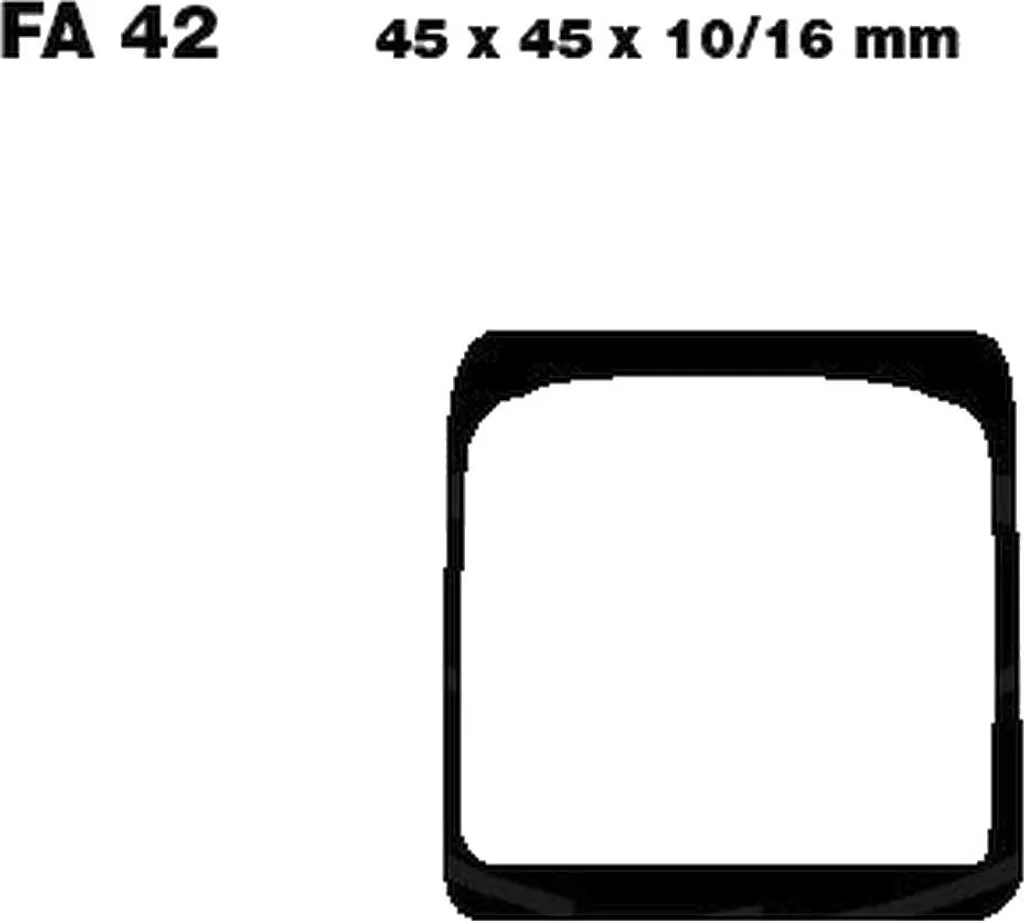 Plaquettes de frein avant Yamaha RD 50 M 1980-1984 : Stop aux bruits