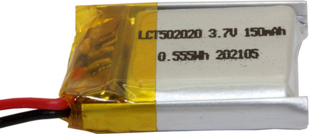 Lithium Polymer Akku, 150 mAH, 3.7 V Produktbild 
