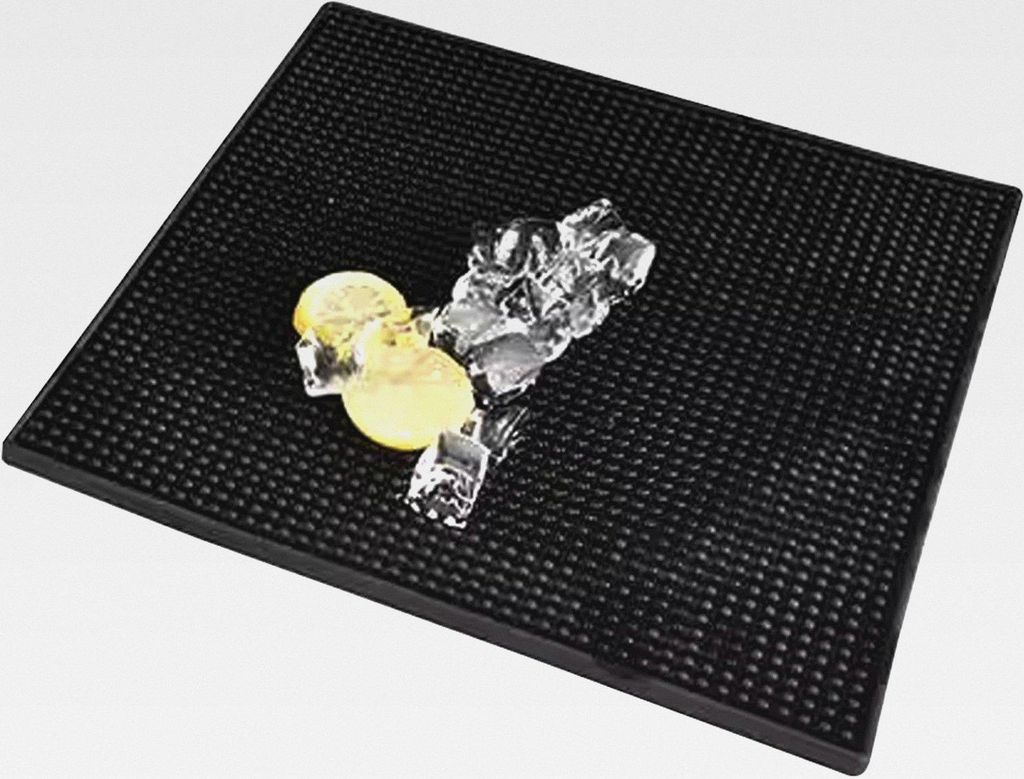 Bar Service Mat Barmatte Gummi Barmatte Gummi Bar Matte 45x30cm Bar Service Mat rutschfest Bar Service Mat Strapazierfähige Überlaufmatte für Ca...