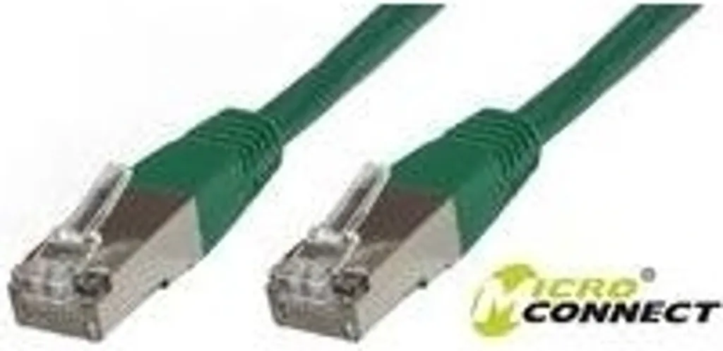 Cavo Rete Professionale Microconnect 7m CAT6 STP Verde LSZH - 1
