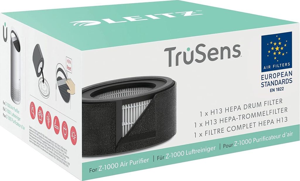LEITZ 3-in-1 HEPA Filter für Luftreiniger TruSens Z-1000 Produktbild 