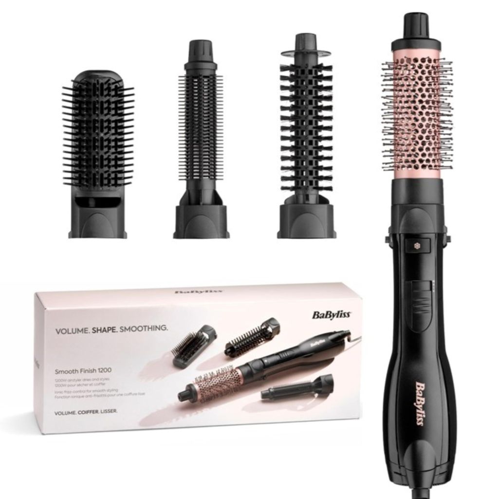 Brosse à air chaud Finition Lisse 1200W AS122E Image du produit 