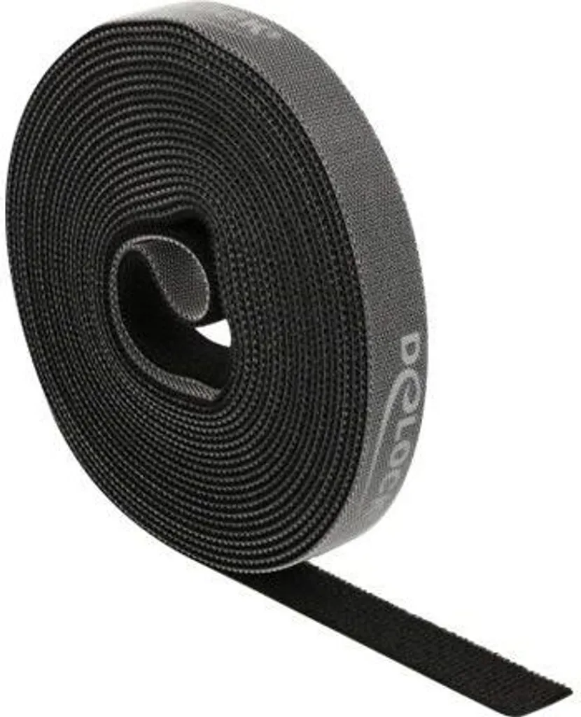 Stop aux Nœuds de Câbles : Ruban Auto-Agrippant Noir 5m x 15mm Polyvalent