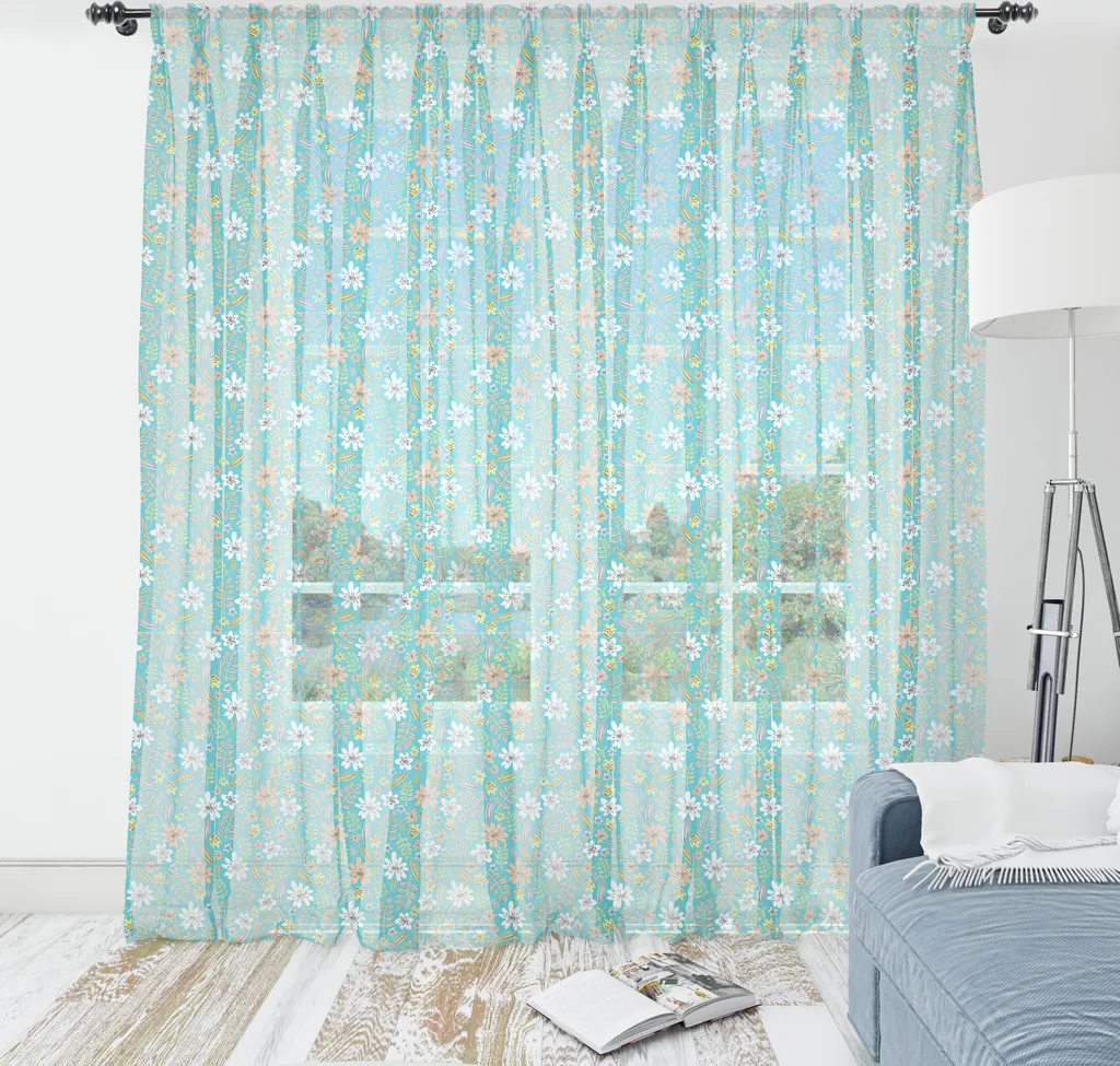 Arazzo Floreale ABAKUHAUS 135x274 - Tessuto Raso per Parete Soggiorno