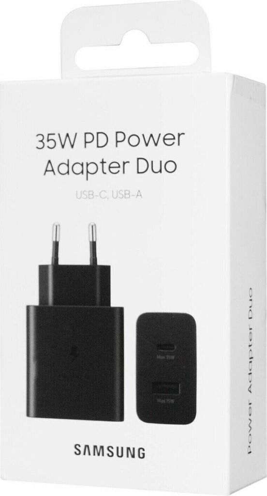 Samsung Original Schnellladegerät 35W Duo Adapter Netzteil USB TYP C S21 S22 S23