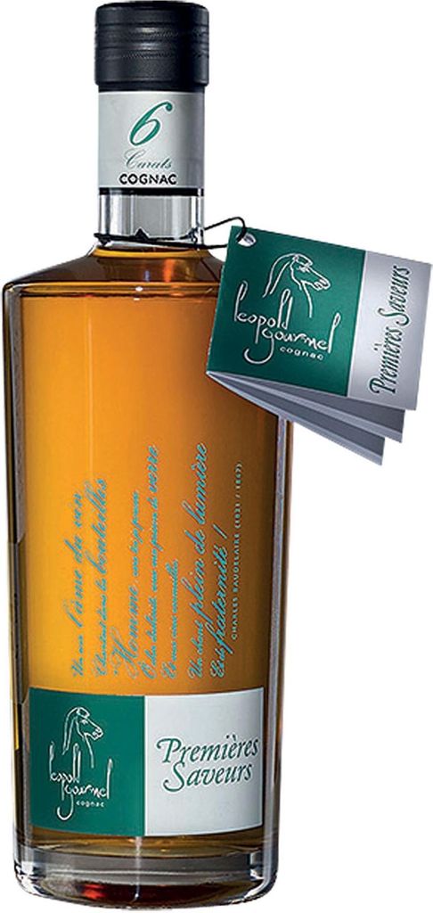 Cognac Léopold Gourmel Cognac Premières Saveurs, 40% vol. Produktbild 