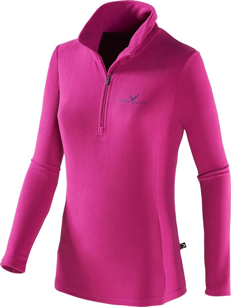 BLACK CREVICE - Damen Fleece Pullover > 170g/m2 > Microfleece | Farbe: Pink | Größe: 46