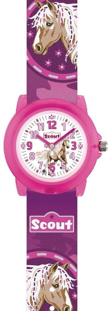 Scout Mädchen Armbanduhr Crystal 164000014 Pferd